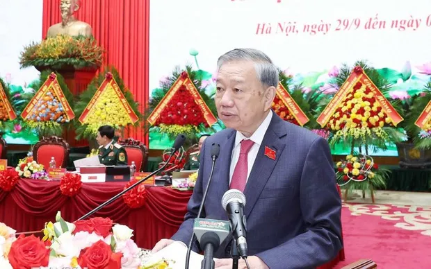 Tổng Bí thư Tô Lâm dự Bế mạc Đại hội Đảng bộ Quân đội lần thứ XII