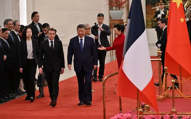 Tổng thống Pháp Macron hội đàm với Chủ tịch Trung Quốc Tập Cận Bình tại Bắc Kinh