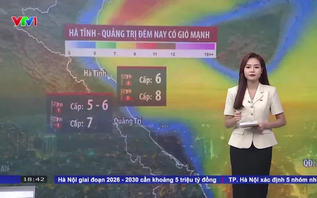 Bản tin thời tiết 18h45 - 13/9/2026