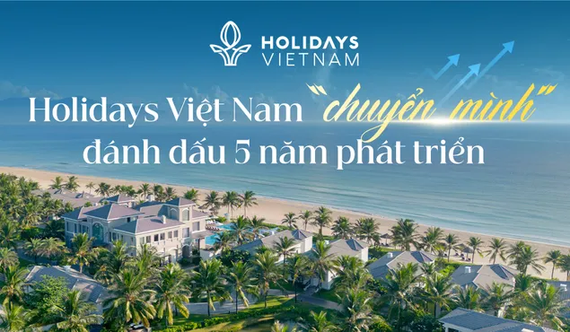 Holidays Vietnam ra mắt logo mới: Bước chuyển mình của thương hiệu du lịch uy tín