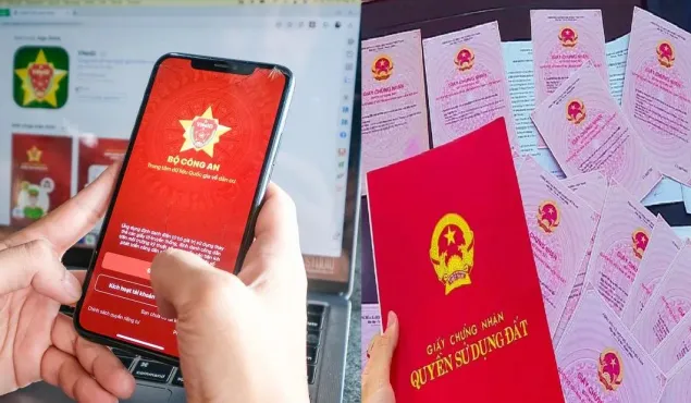Các bước nộp sổ đỏ trên VNeID để làm sạch dữ liệu đất đai