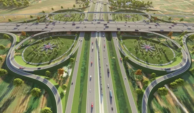 Tháo gỡ khó khăn đẩy nhanh tiến độ Vành đai 4