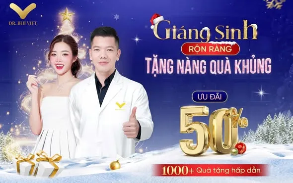 Thẩm mỹ Bùi Việt tung ưu đãi làm đẹp tới 50%, tổng giá trị quà tặng lên đến 1 tỷ đồng dịp năm mới
