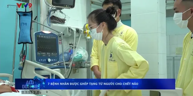 7 bệnh nhân được ghép tạng từ người cho chết não