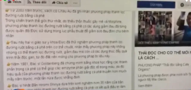 Nguy hại thụt tháo đại tràng bằng cà phê