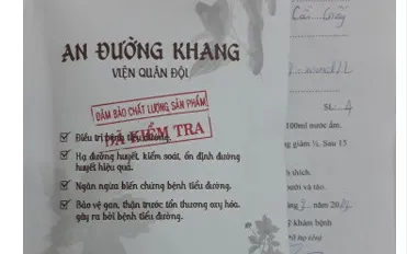 Mạo danh Bệnh viện Quân y 103 bán thuốc, thực phẩm chức năng