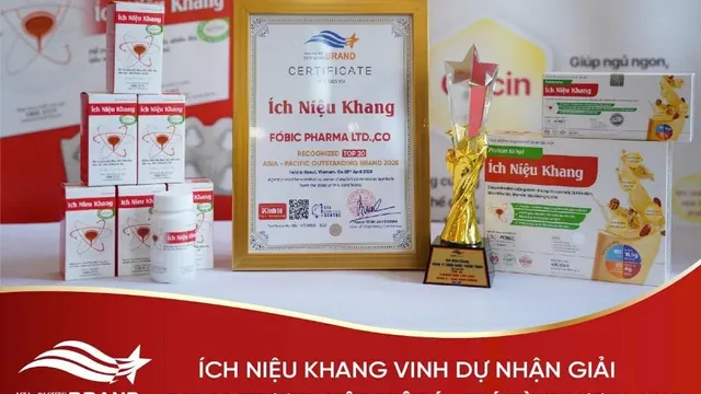 Ích Niệu Khang lọt Top 20 thương hiệu tiêu biểu Châu Á – Thái Bình Dương 2025: khẳng định uy tín và hiệu quả