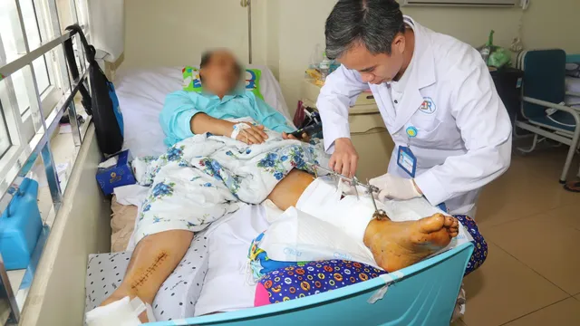 Hai ca tai nạn lao động đứt chi được cứu kịp thời