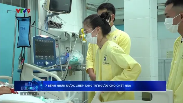 7 bệnh nhân được ghép tạng từ người cho chết não