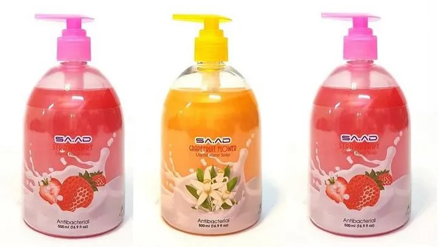 Thu hồi nước rửa tay do chứa 3 loại chất không công bố
