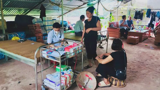 Nghệ An: Cấp tốc thành lập trạm y tế dã chiến tại xã Mỹ Lý sau lũ dữ