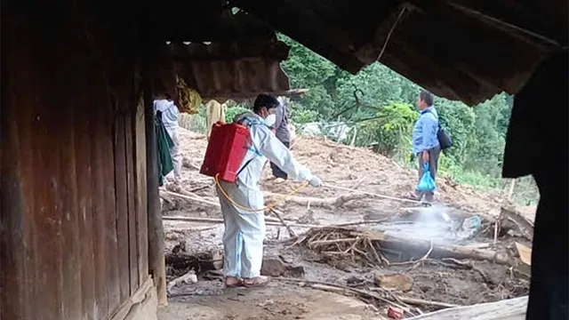 Điện Biên đẩy nhanh xử lý môi trường, nguồn nước sinh hoạt tại vùng lũ, sạt lở