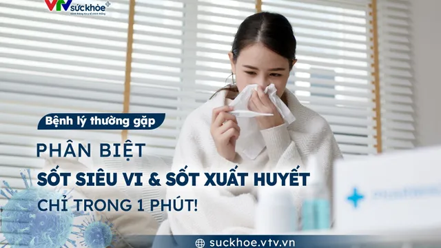 Phân biệt sốt siêu vi và sốt xuất huyết