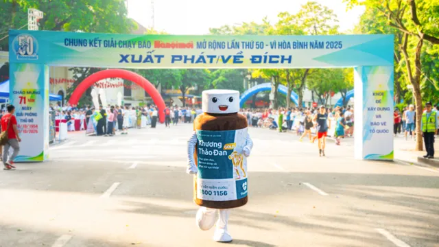 Khương Thảo Đan đồng hành cùng giải chạy Báo Hà Nội Mới mở rộng lần thứ 50