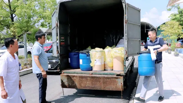 Quảng Ninh, Lào Cai hỗ trợ Thái Nguyên khử khuẩn phòng dịch sau lũ