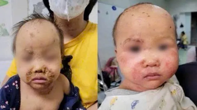 Bé gái 10 tháng tuổi dị ứng thuốc nhỏ mắt, nhập viện vì viêm da nặng