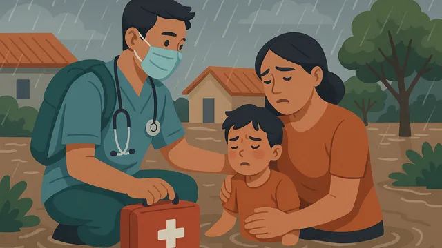 Sức khỏe mùa lũ