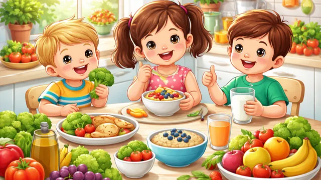 Chế độ dinh dưỡng phù hợp cho trẻ nhỏ