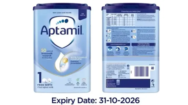 Yêu cầu ngừng bán sữa Aptamil nghi nhiễm độc tố trên sàn thương mại điện tử