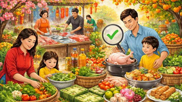 An toàn thực phẩm ngày Tết