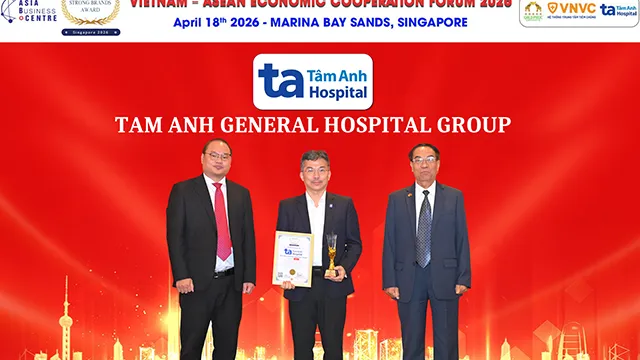 BVĐK Tâm Anh nhận 3 giải Top 1 ASEAN 2026, khẳng định vị thế y tế Việt Nam
