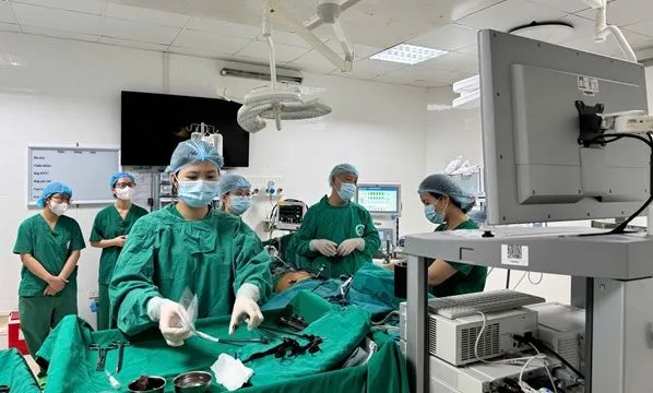 Đau bụng kéo dài, bé 9 tuổi phát hiện có khối u bì buồng trứng