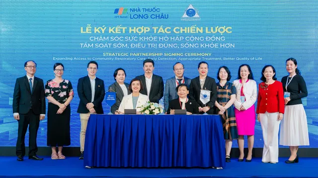 Long Châu và Hội Hen - Dị ứng - Miễn dịch lâm sàng TP Hồ Chí Minh ký kết hợp tác, thúc đẩy tầm soát sớm bệnh hô hấp trong cộng đồng