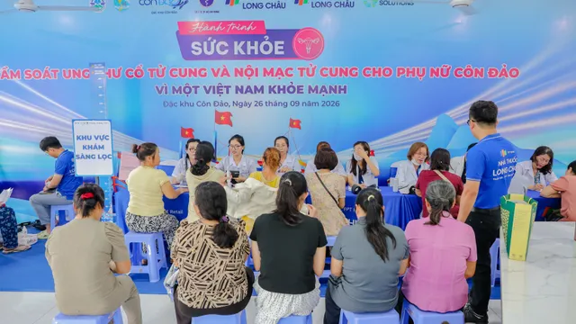 Long Châu cùng ngành Y tế TP Hồ Chí Minh nối dài chương trình “Hành trình sức khỏe” tại Côn Đảo