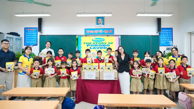 Rong biển Pororo mang niềm vui Trung thu vào suất ăn học đường