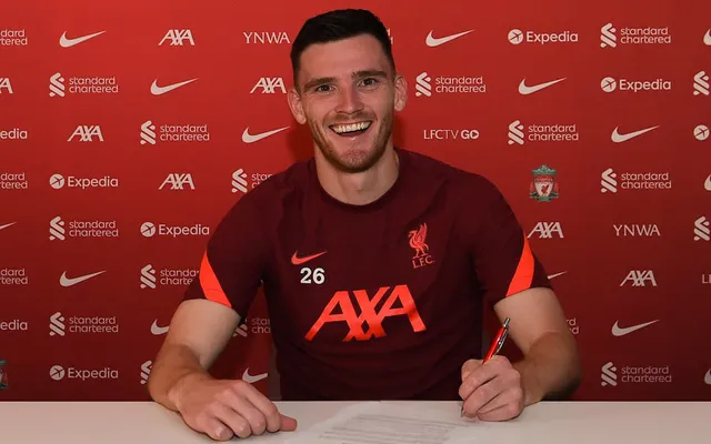 Andy Robertson là một trong những hậu vệ cánh xuất sắc nhất tại Premier League hiện nay