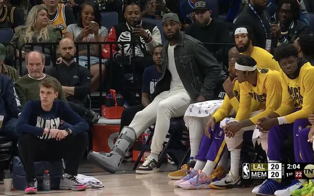 Chấn thương của LeBron James ảnh hưởng lớn tới cơ hội dự play-in của Los Angeles Lakers | VTV.VN