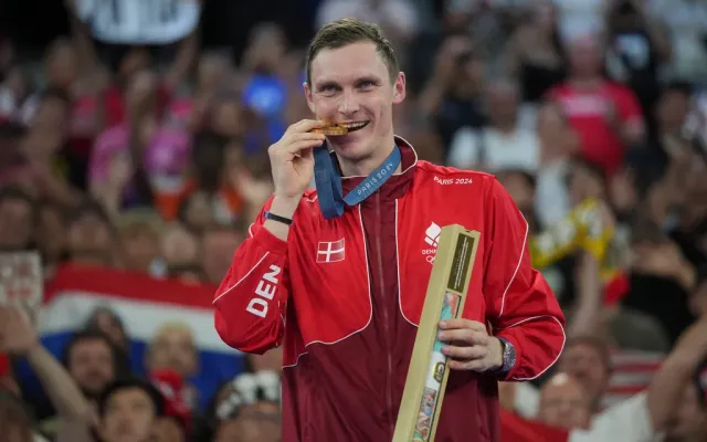 Viktor Axelsen vô địch cầu lông đơn nam Olympic Paris 2024 | VTV.VN