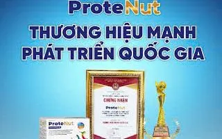 ProteNut vinh dự nhận giải thưởng "Thương hiệu mạnh phát triển quốc gia"