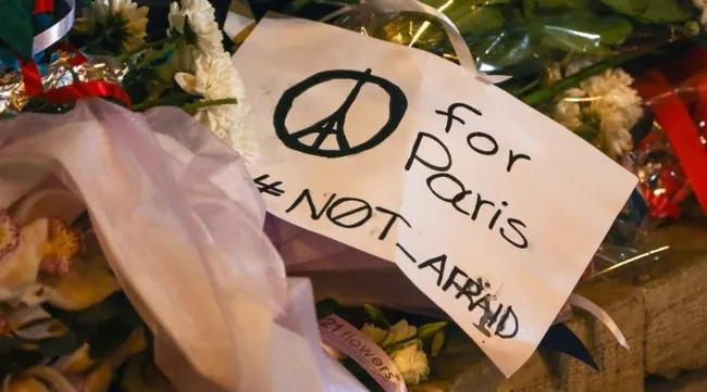 The artist behind the “Pray for Paris” symbol