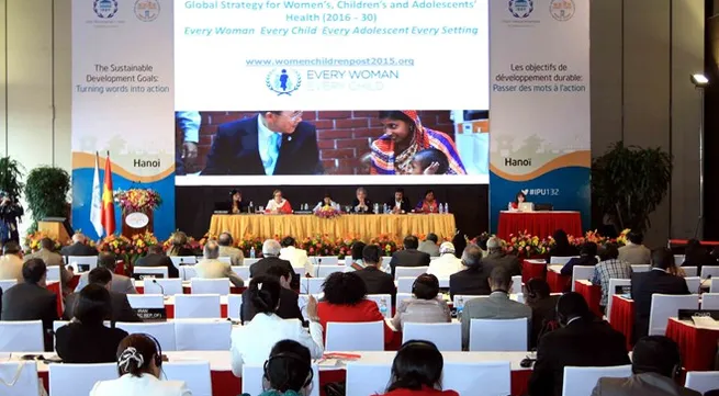 IPU 132 delegates discuss basic health rights for women and children