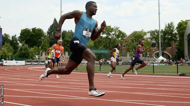 Justin Gatlin sets world-leading time to win US trials 200m final