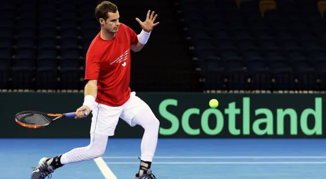 Andy Murray to play Jo-Wilfried Tsonga first in Davis Cup quarter-final