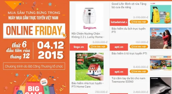 Online shopping day kicks off in Vietnam