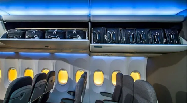 Boeing's overhead bin storage increases by 50 percent