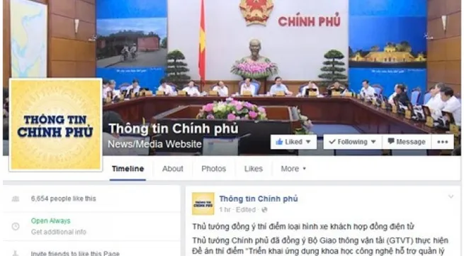 Gov’t Facebook page faked