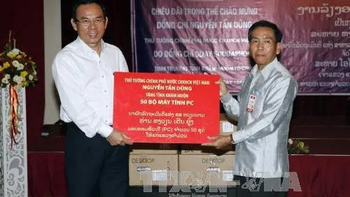 Prime Minister launches construction of Laos elementary school