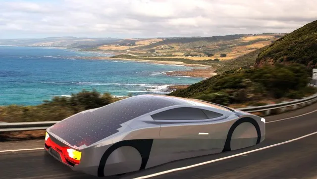 The world's first solar-powered sports car could drive forever