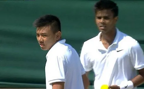 Ly Hoang Nam into boys doubles semi-final at Wimbledon