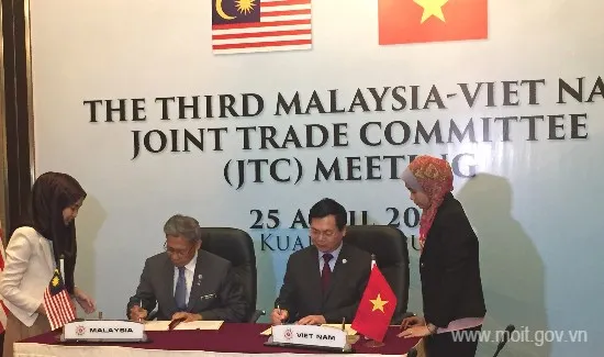 Malaysia-Vietnam trade committee’s third meeting convened