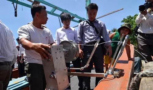 Binh Dinh receives tuna fishing equipment from Japan