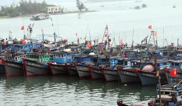 Sunken boat crew rescued near Danang City