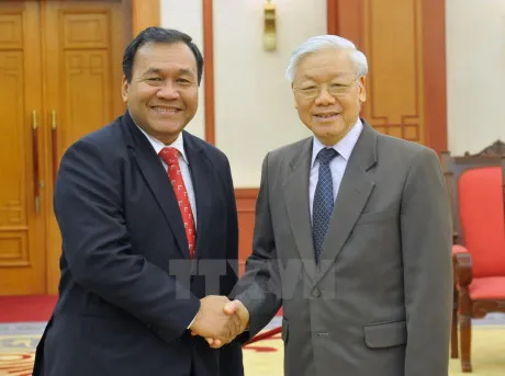 Cambodian ambassador ends term