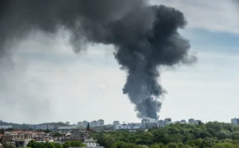 No casualty reported from fire in Vietnamese market in Berlin