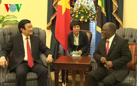 State President holds talks with Tanzanian President