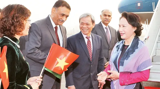 NA Chairwoman visits India